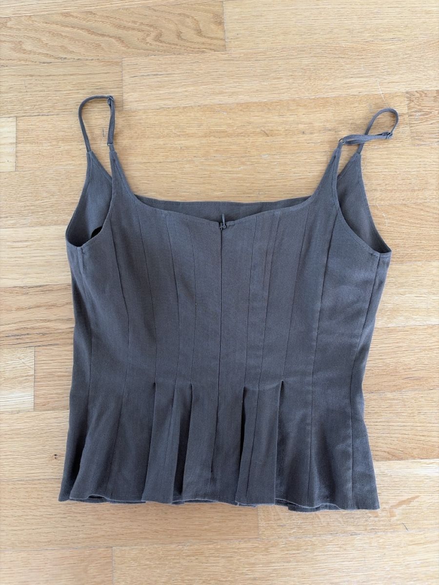 Massimo Dutti Top: Massimo Dutti Top Gr. XS, khaki – Usato da Zürich venduto da ufe_f5q5 1