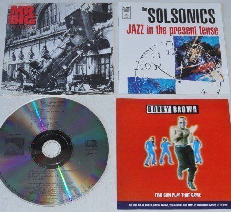 CD: 4CD's - Mr. Big, Solsonics, George Winston & Bobby Brown – Usato da Unterbäch VS venduto da diquq