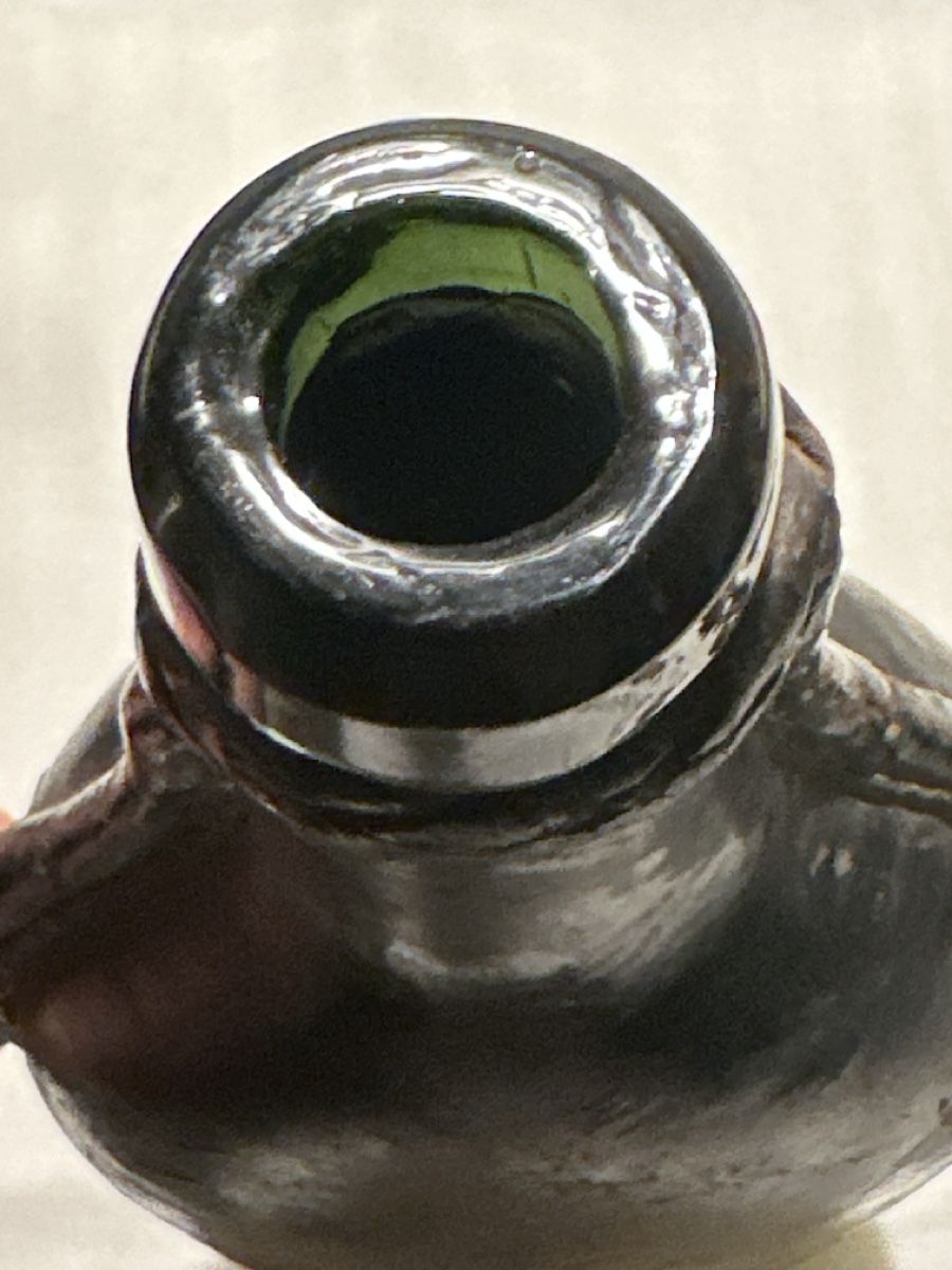 Bouteilles: Antike Lederflasche mit Glasflasche, ca. 1900 – D'occasion à Zürich par Chaeffeler 4