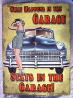 Oldtimer classic us car pin up