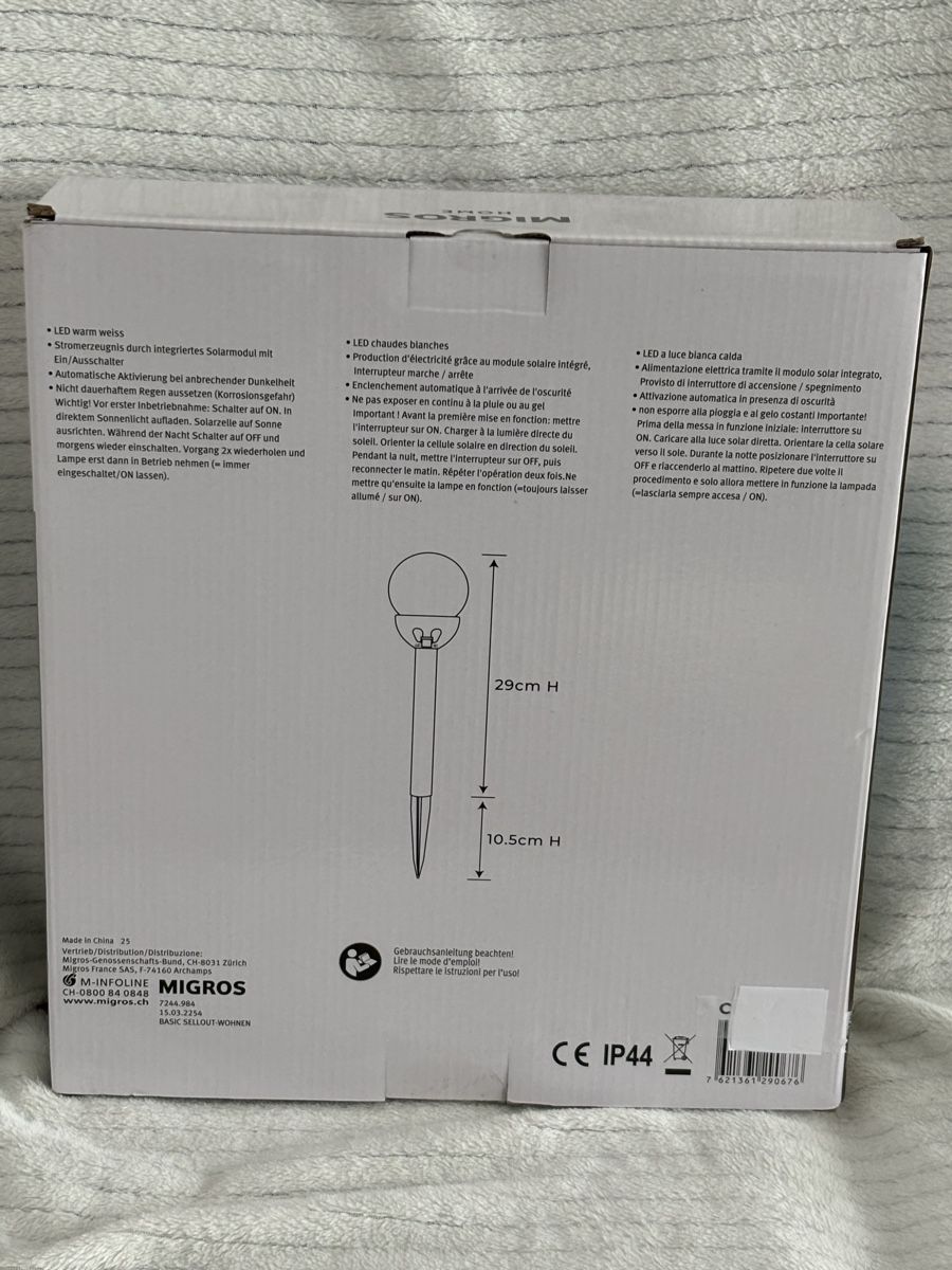 Lampade: Solarleuchten, 6er Set, Neu und Originalverpackt – Nuovo e nell'imballaggio originale da Oberegg venduto da MR-shop 1