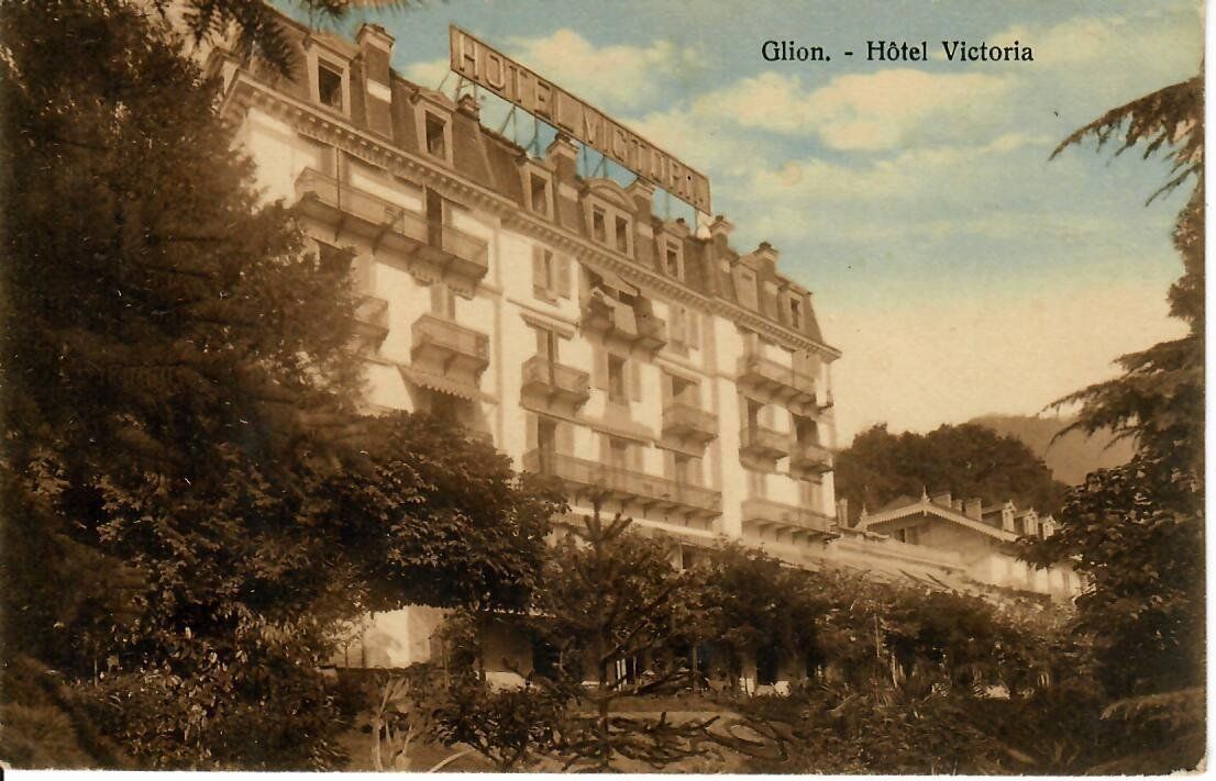Cartoline postali: Glion Hôtel Victoria – Usato da Hochdorf venduto da Ziegel-16