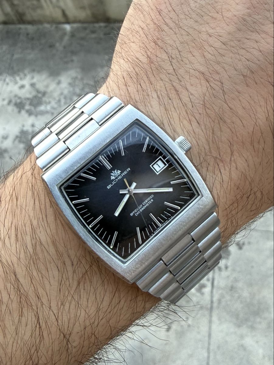 Bucherer Uhren: Bucherer vintage Uhr 1970 – Gebraucht aus Lugano von pas_9n7h