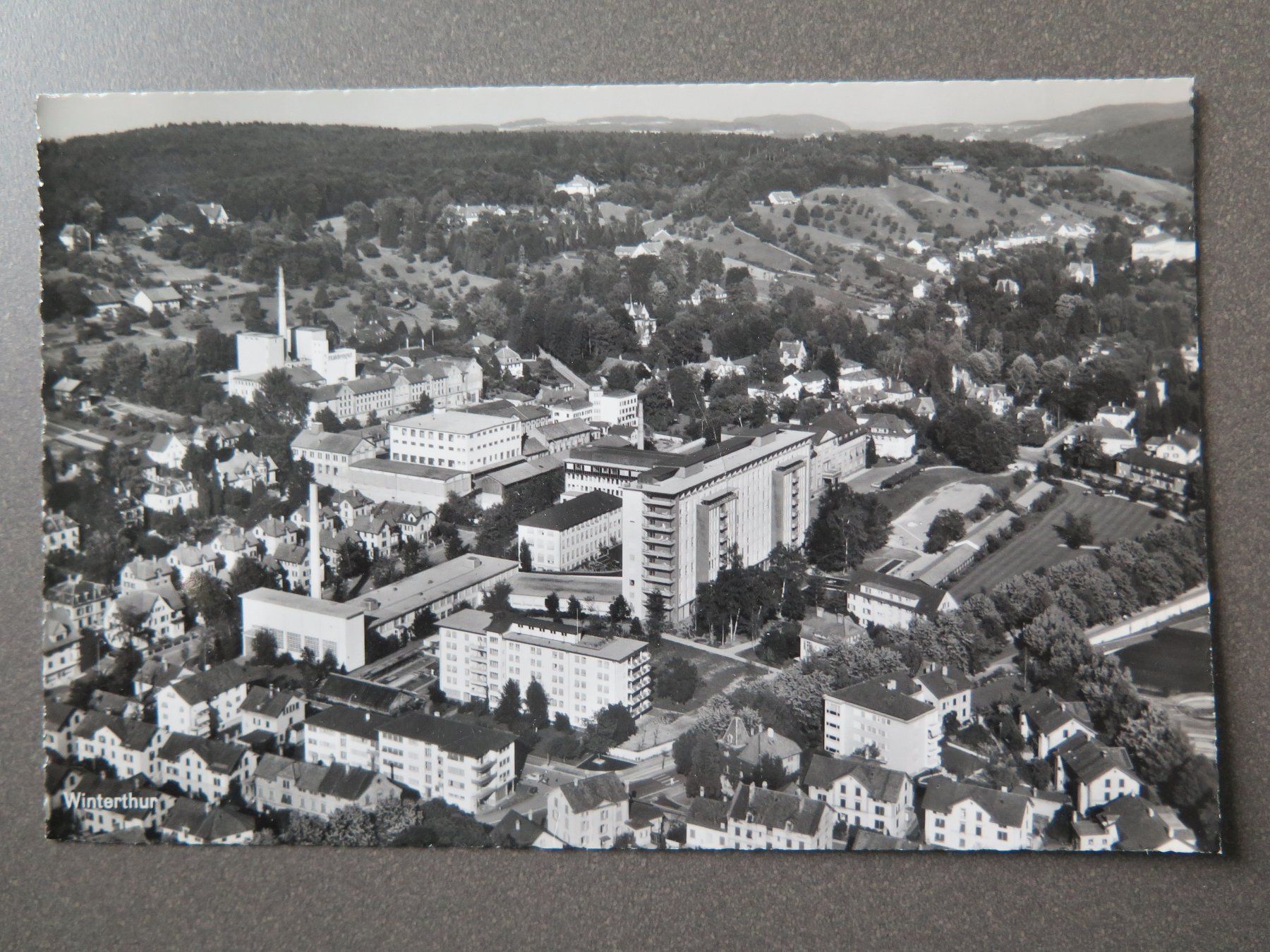 Cartoline postali: WINTERTHUR - FLUGAUFNAHME – Usato da Wittenbach venduto da lipasal