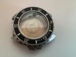 TITANIUM  TAUCHER GEHÄUSE SWISS MADE  45mm MIT KRONE 100 BAR
