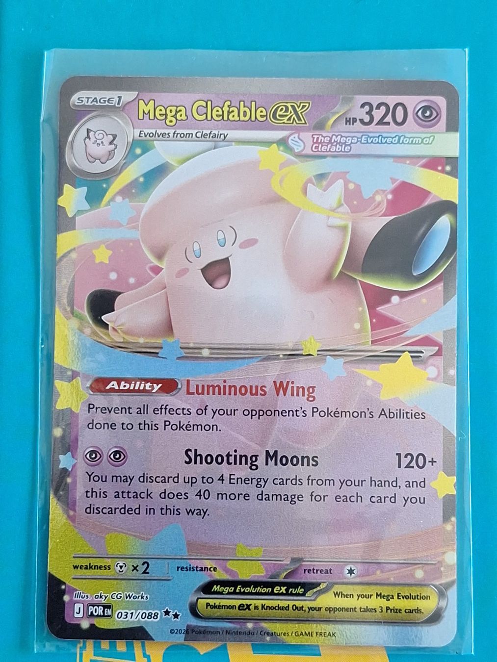 Pokémon Carte collezionabili: Mega Clefable Ex - Perfect Order – Usato da Altstätten SG venduto da GGsGameshop