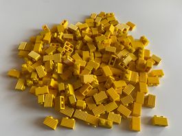 LEGO - 200 - GELBE - RIPPEN - STEINE