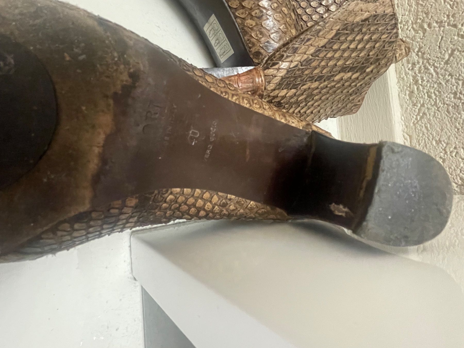 Scarpe da donna: Stiefeletten 40 Giorgio M. Venezia - Pitone – Usato da Minusio venduto da Pink222 5