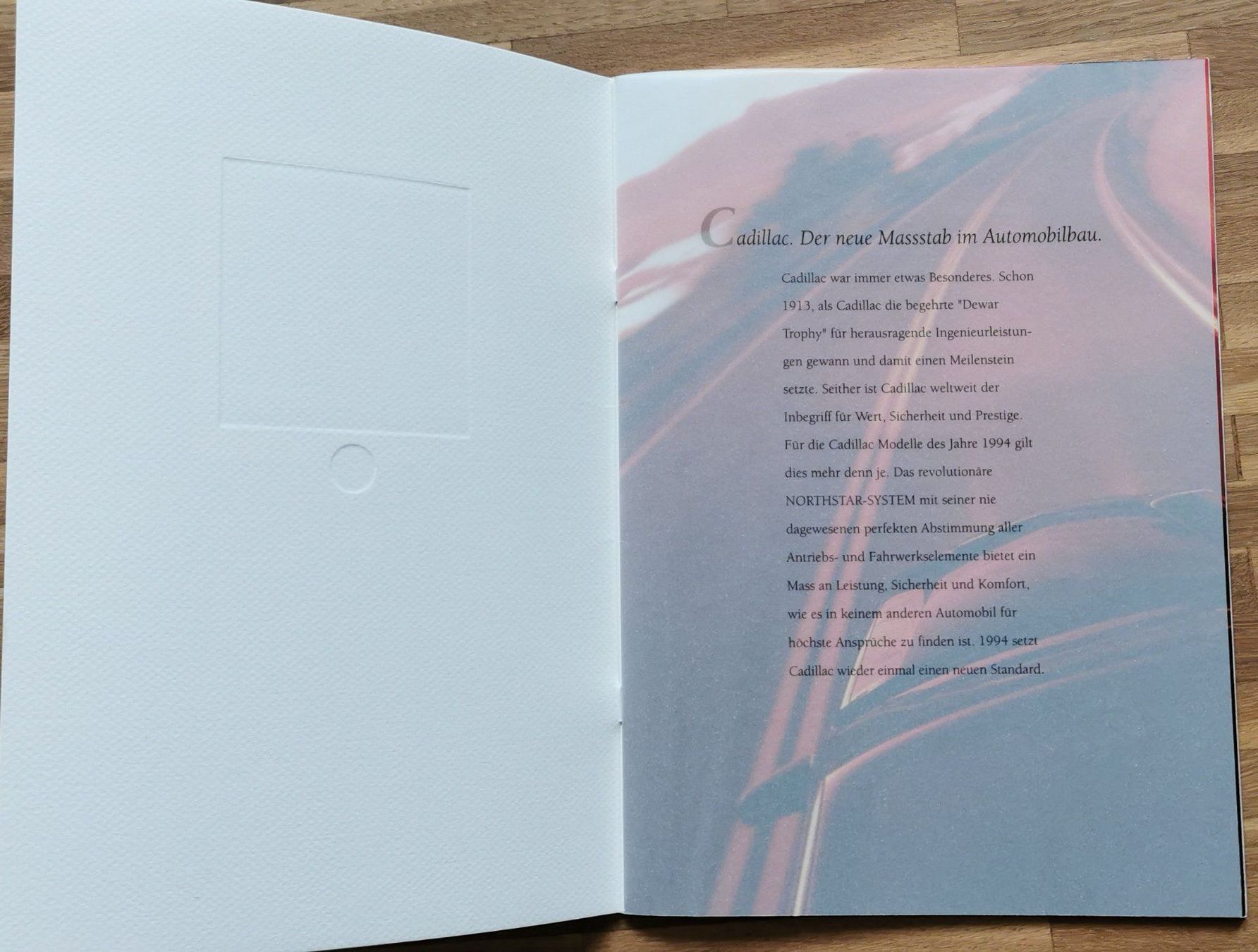 Cadillac Documenti: Cadillac GM 1994 – Nuovo (secondo la descrizione) da huenenberg venduto da Suizofelize 1