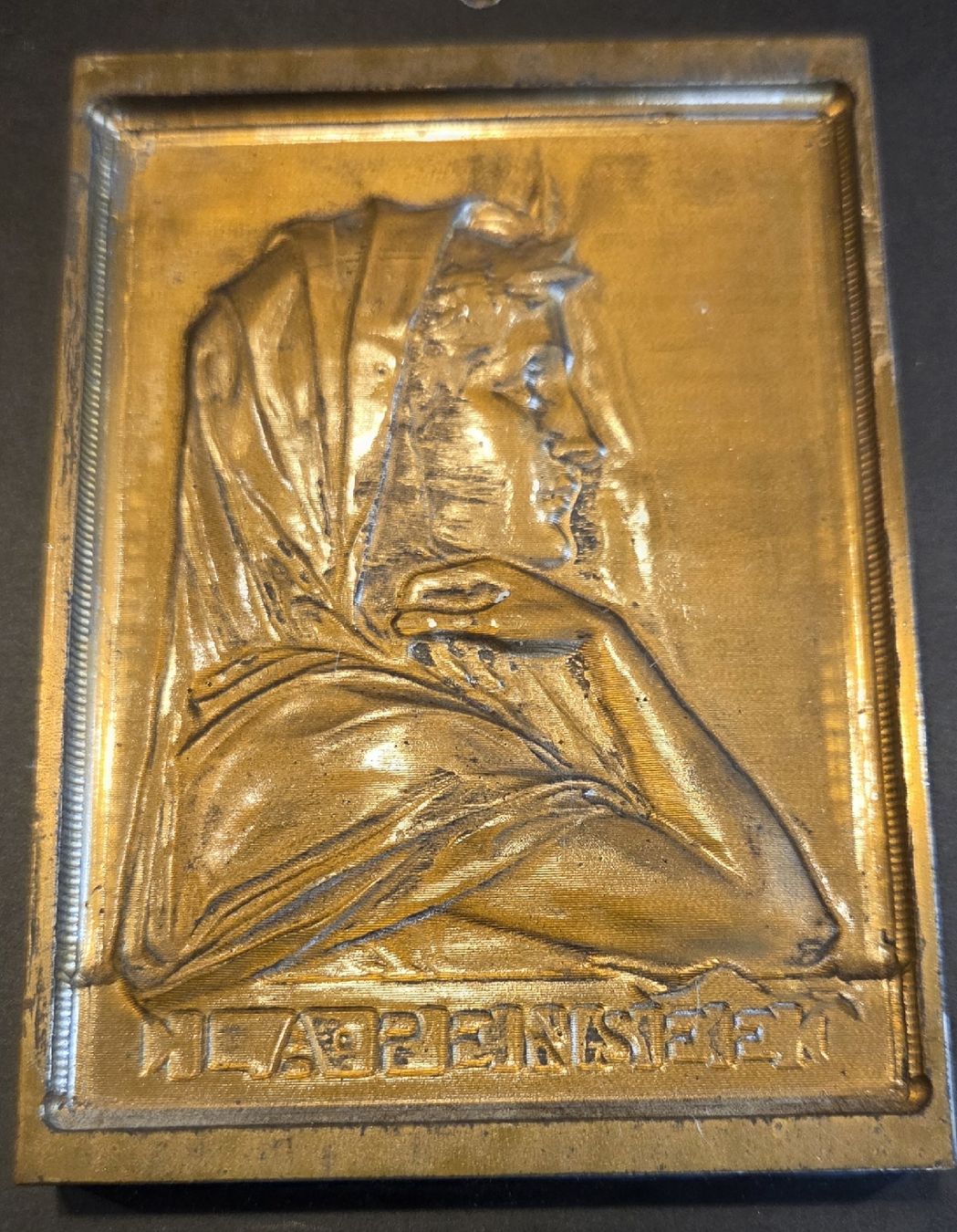Poster & Bilder: Antike Bronzeplakette La Pensée – Gebraucht aus Rehetobel von hobirot01 5