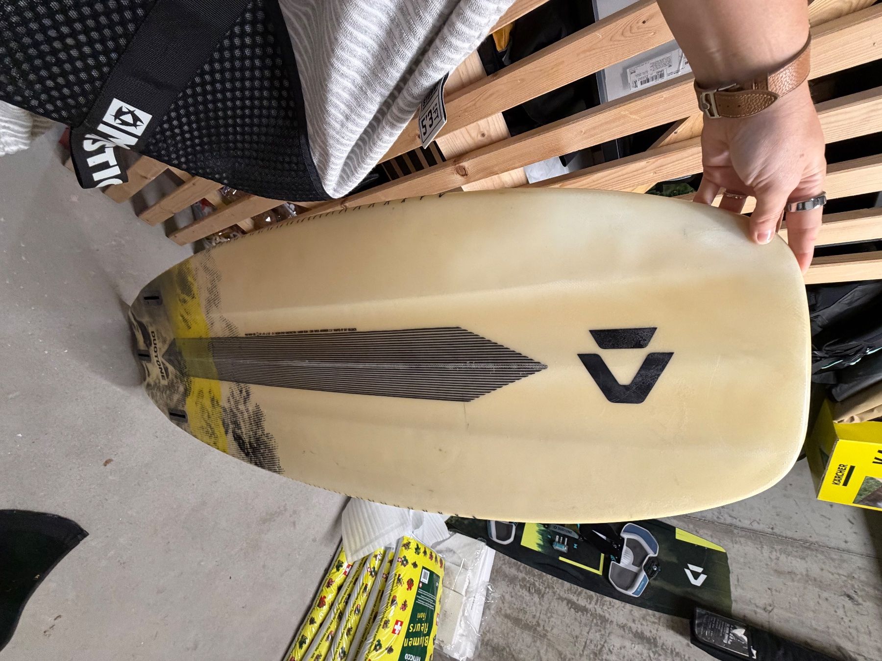 Duotone Tavole da surf e di nuoto: Kite-surf board Duotone Whip CSC 5.0 with extra padding – Usato da Gockhausen venduto da Bianka6789 7