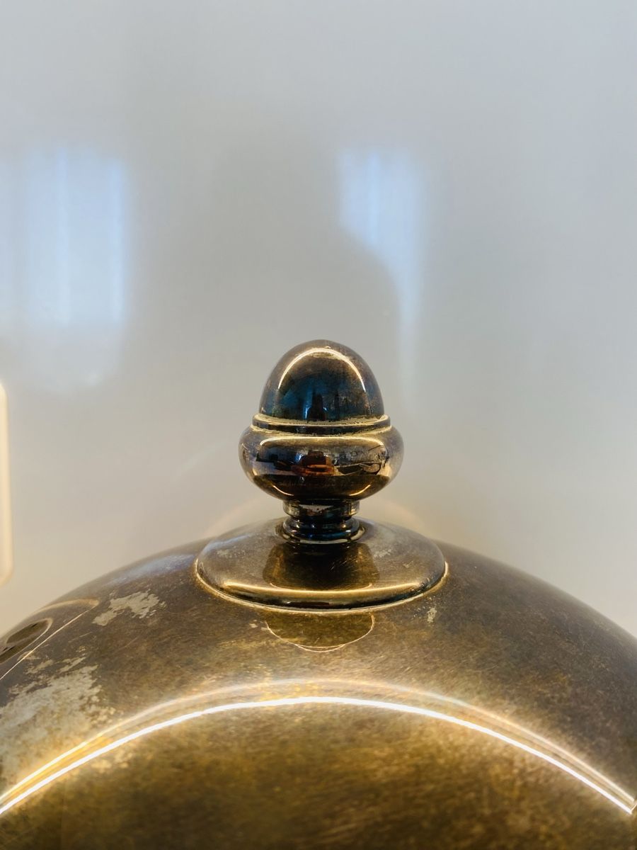 Piatti di portata: 2x Antike Cloche/ Speiseglocke versilbert – Usato da Basel venduto da phidelitas 3