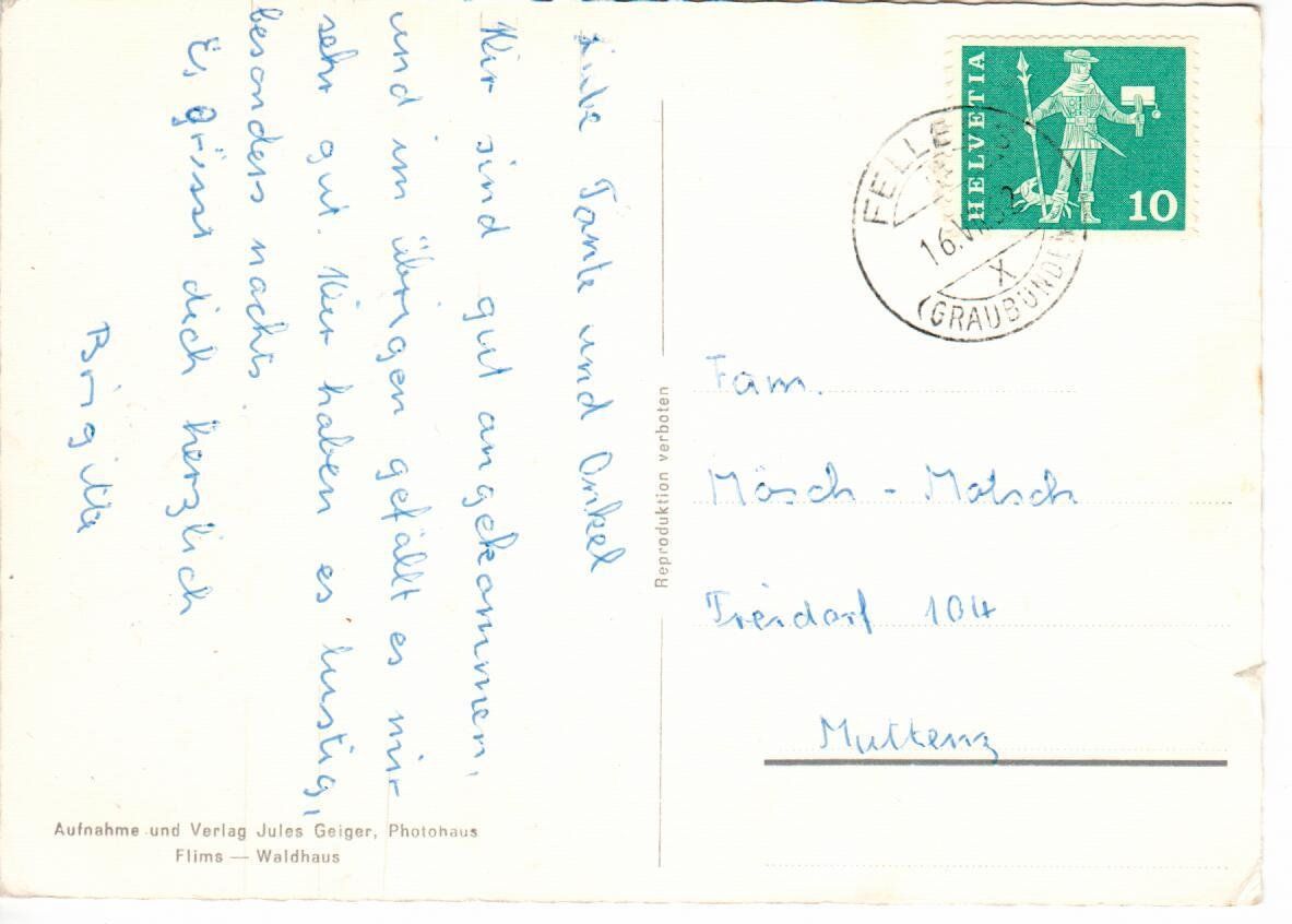 Cartoline postali: Fellers neues Schulhaus u. Kirche – Usato da Wolhusen venduto da Curver9 1
