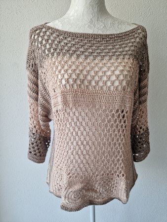 PULL HANDMADE EN CROCHET 