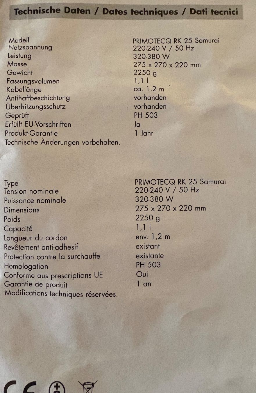 Elettrodomestici da cucina: Reis und Gemüsedämpfer – Usato da Brüttisellen venduto da Esthi49 4