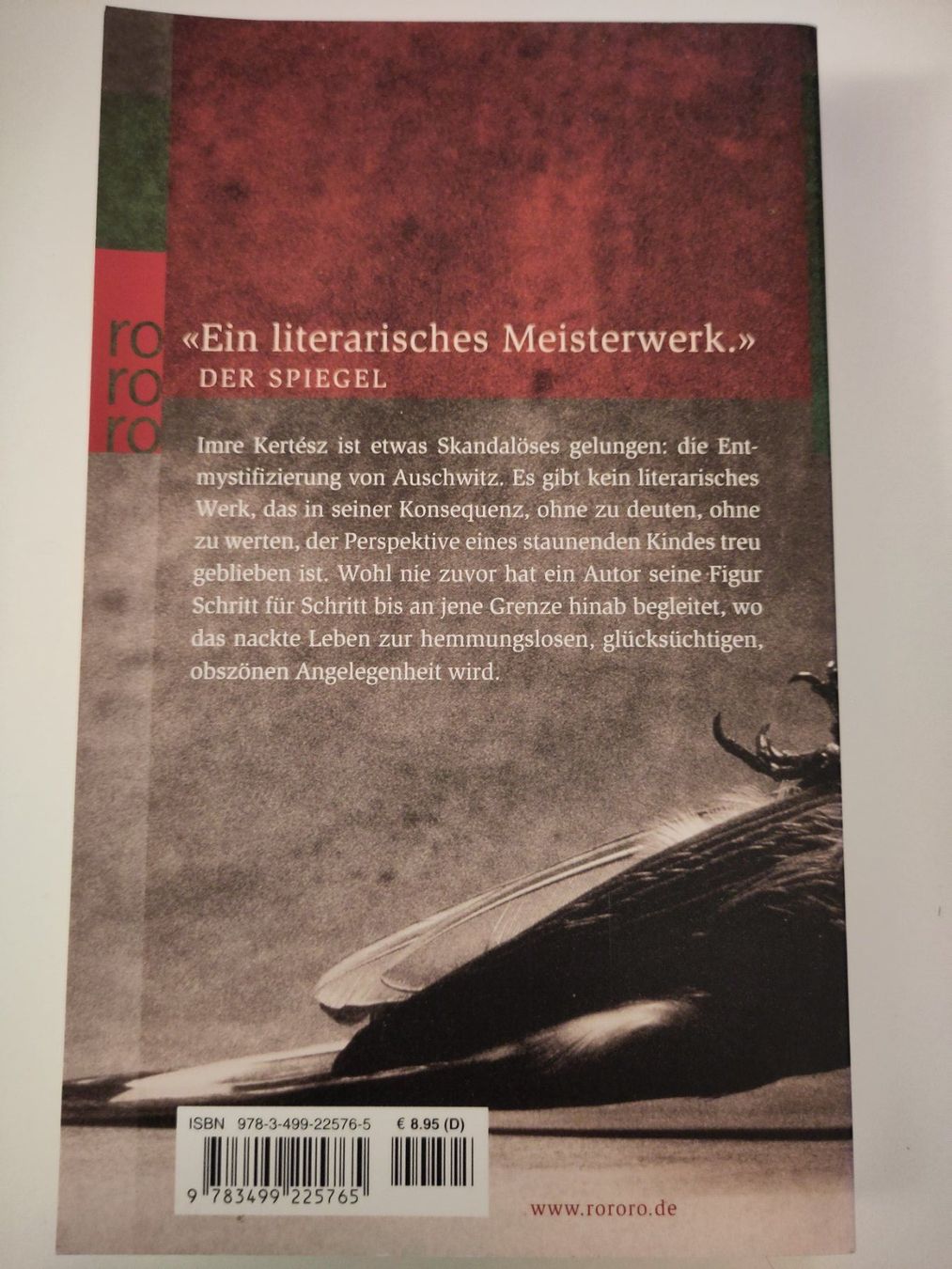 Libri: Roman eines Schicksallosen - Imre Kertesz – Usato da Bülach venduto da Tiefschlaflos 1