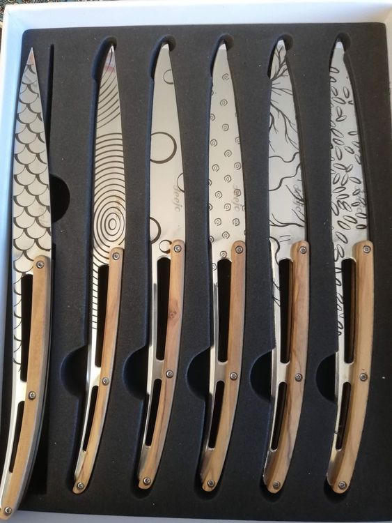 DEEJO Steakmesser Set *NIE GEBRAUCHT* Kaufen auf Ricardo