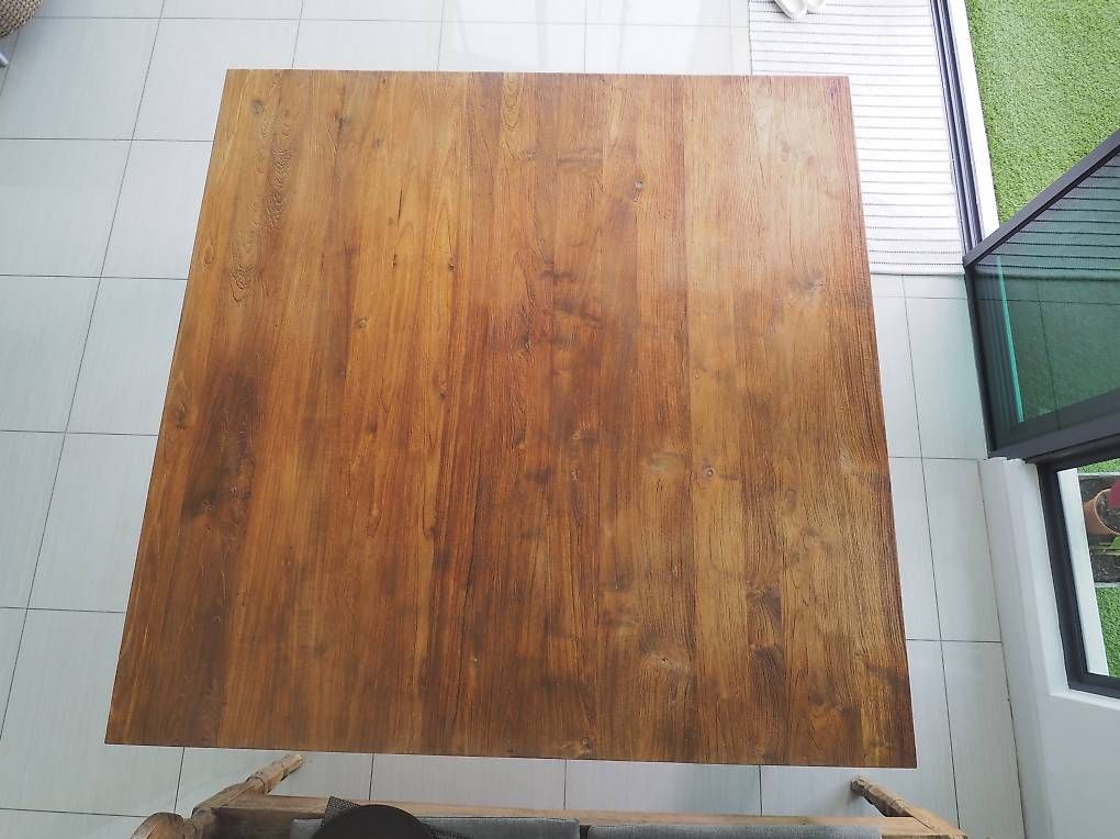Tische: quadratischer Teakholz tisch 165x165cm – Gebraucht aus Bernhardzell von Palmsound 2