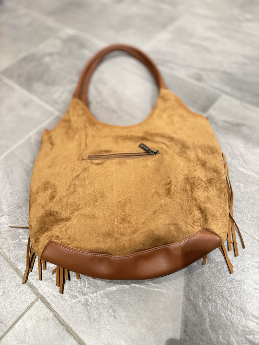 Borse: Wildlederfransen Handtasche im Boho-Stil - Herbst – Nuovo e nell'imballaggio originale da Widen venduto da Weydi3000 2