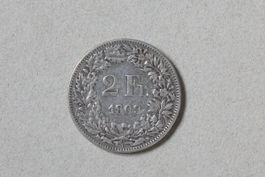 2 Franken silber 1909