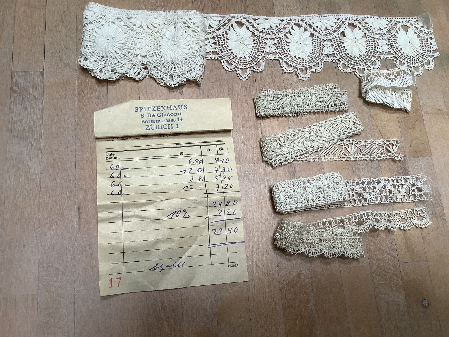Stoffe: Vintage Klöppel Spitzen gemischt – Neu (gemäss Beschreibung) aus Winterthur von Beat8344 1