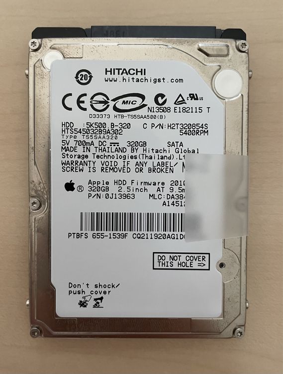 HITACHI 5K500.B 320GB | Kaufen auf Ricardo