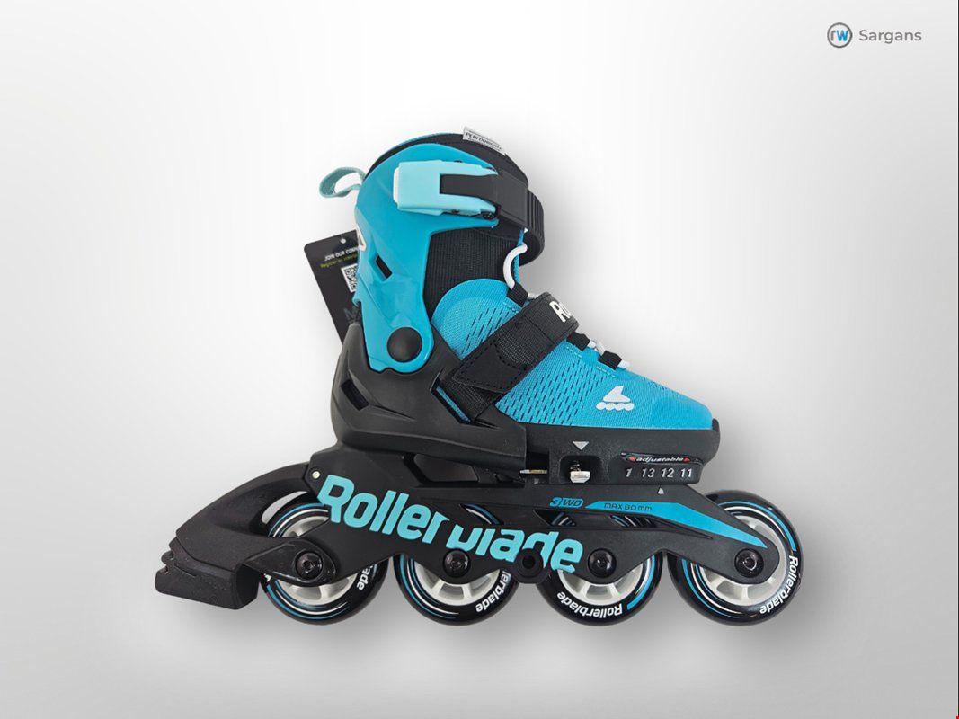 Pattini in linea & Pattini a rotelle: ROLLERBLADE Microblade 28-32, Blau / Inlineskates – Nuovo (secondo la descrizione) da Sargans venduto da Restwert_Sargans
