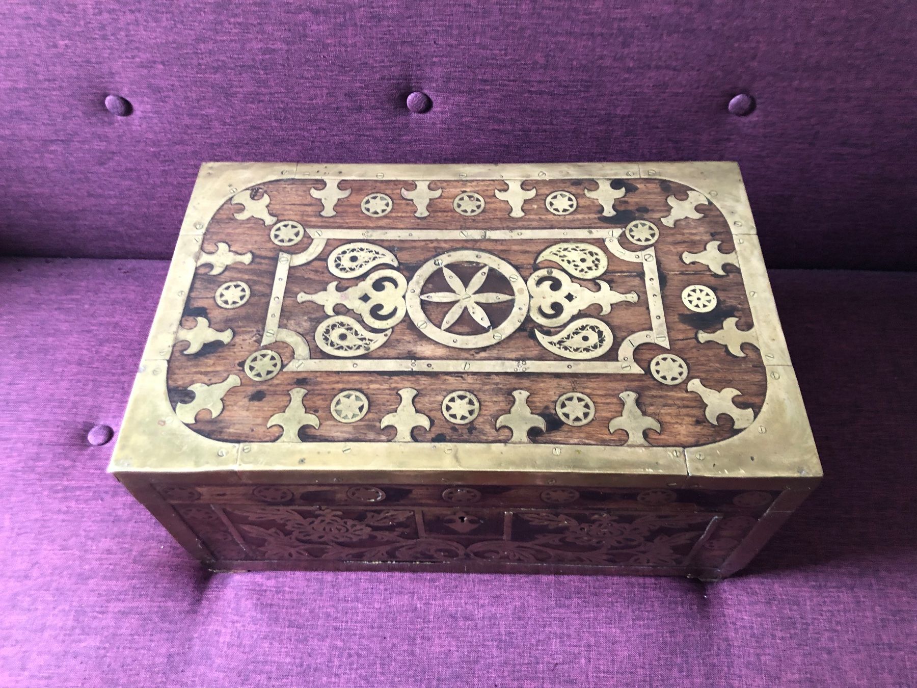 Truhen: Coffret écritoire ancien Asie centrale – Gebraucht aus Genève von fga_yt99 4