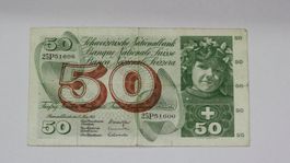 50 Franken Note 1968