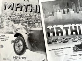 Mathis Cars - 3 Alte Werbungen / Anciennes publicités 1930