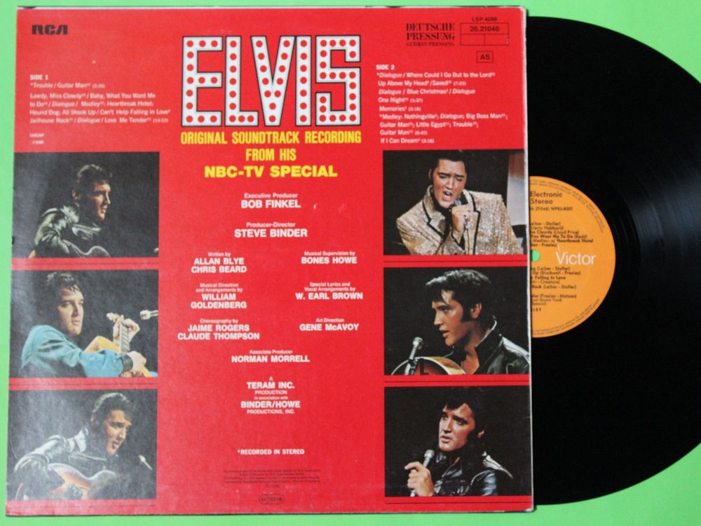 Elvis Presley - Elvis NBC TV Special (1968 Comeback) LP (Gebraucht) in ...