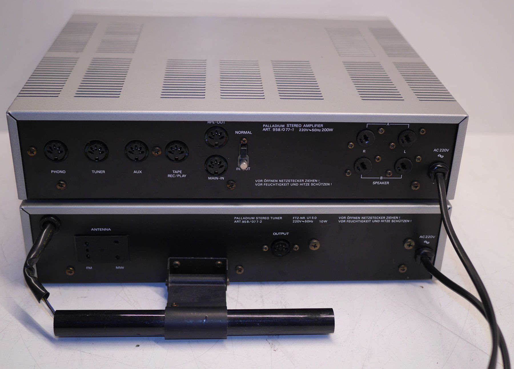 Amplificatori: Palladium Micro Line 2000A und 2000T – Usato da Männedorf venduto da livesteam 2