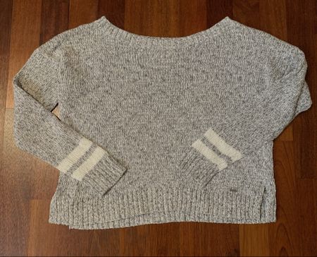 Hollister Strickpullover Grau/Weiss, Grösse S, Guter Zustand