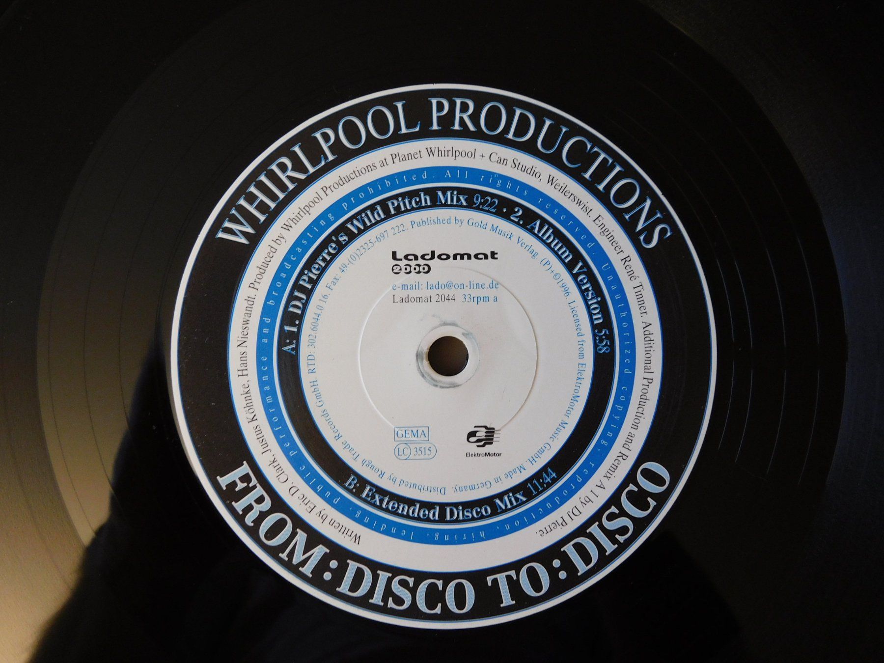 Vinyles: Whirlpool Productions – From: Disco To: Disco – D'occasion à Emmenbrücke par Dickens 3