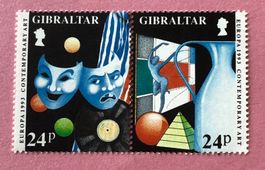 Briefmarken aus Gibraltar Europa – Zeitgenössische Kunst 
