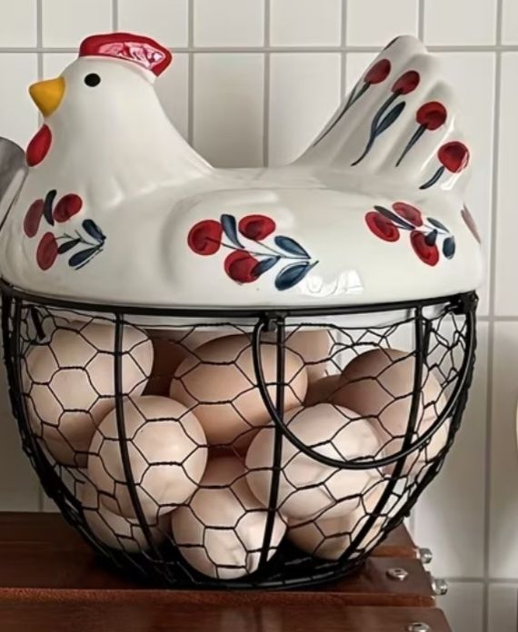 Altro per la casa: Cute Chicken Basket holder – Nuovo (secondo la descrizione) da Le Grand-Saconnex venduto da ato_556d 2