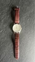 Elegante Auriol Quarzuhr mit Lederarmband