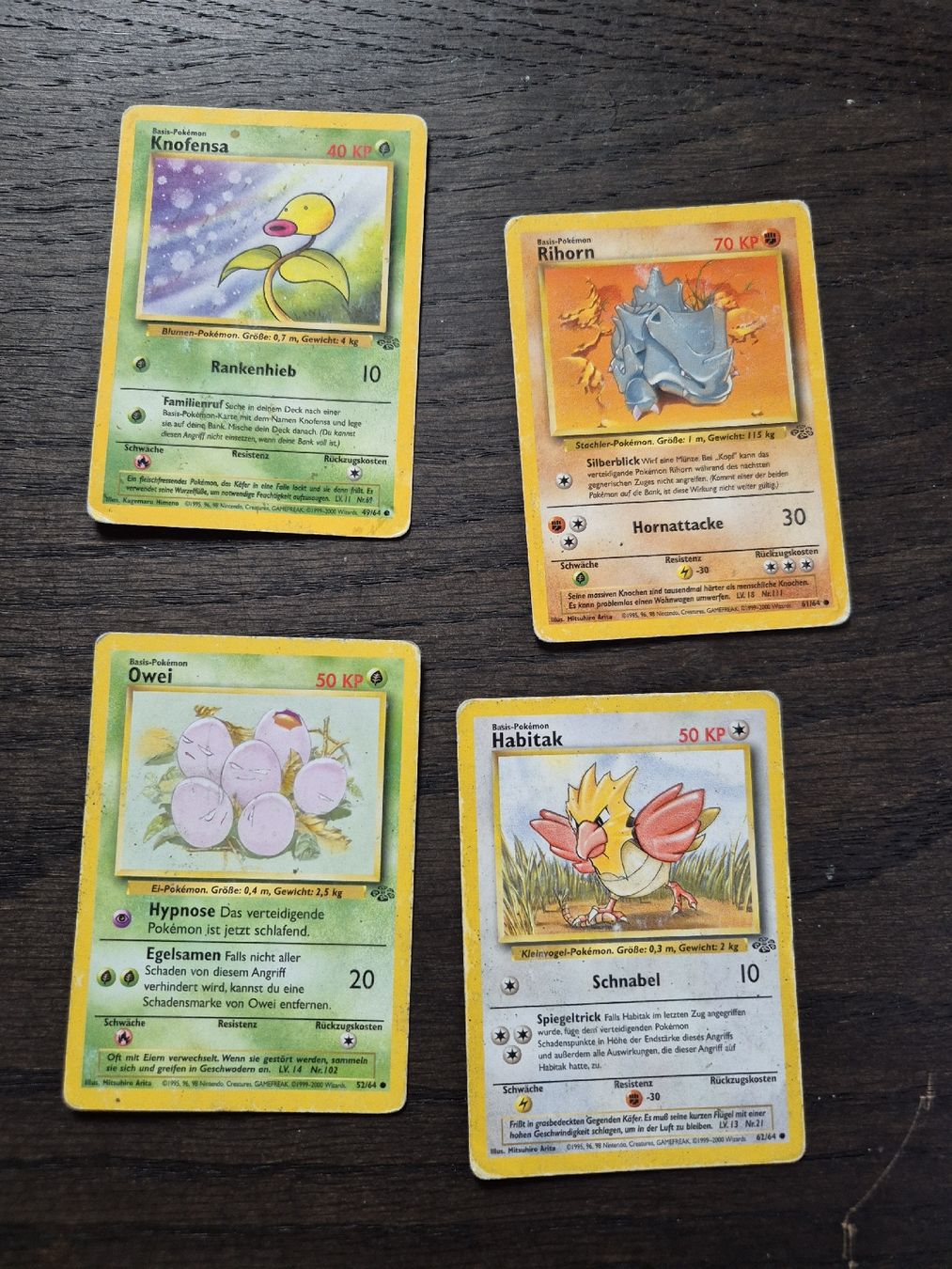 Pokémon Sammelbilder & Trading cards: Pokemon - Dschungel Sammlung – Gebraucht aus Subingen von mattkum