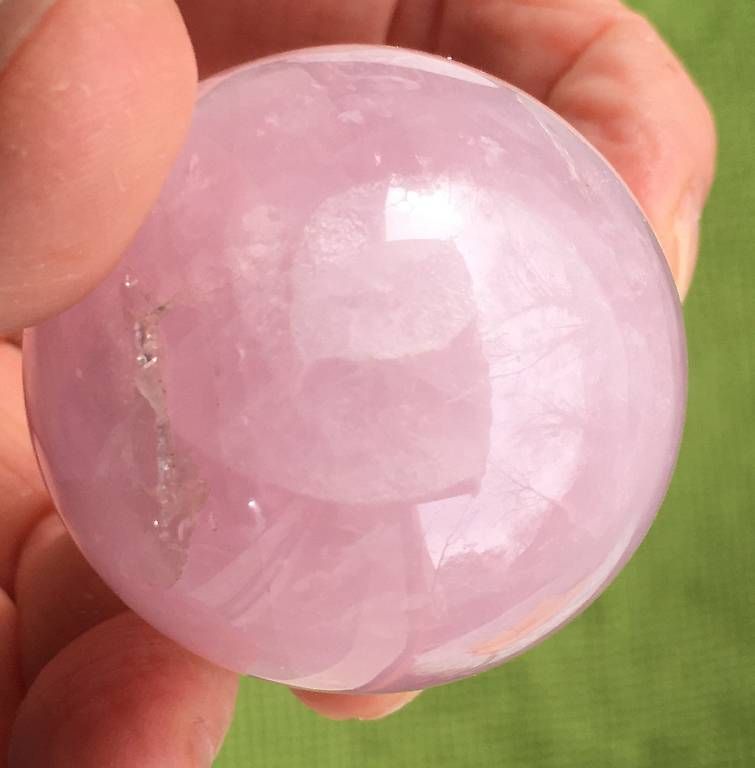 Minerali & Pietre curative: oeuf en quartz rose – Usato da Vevey venduto da zabounetta 4