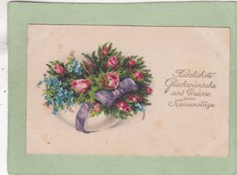 Kitsch Blumen Geburtstag 1924