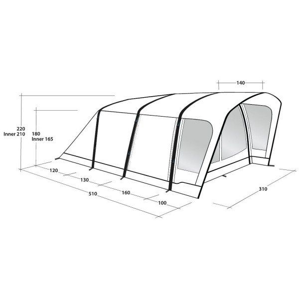 Outwell Tende : Outwell Hayward Lake 4ATC – Usato da Thun venduto da von_ygs5 5