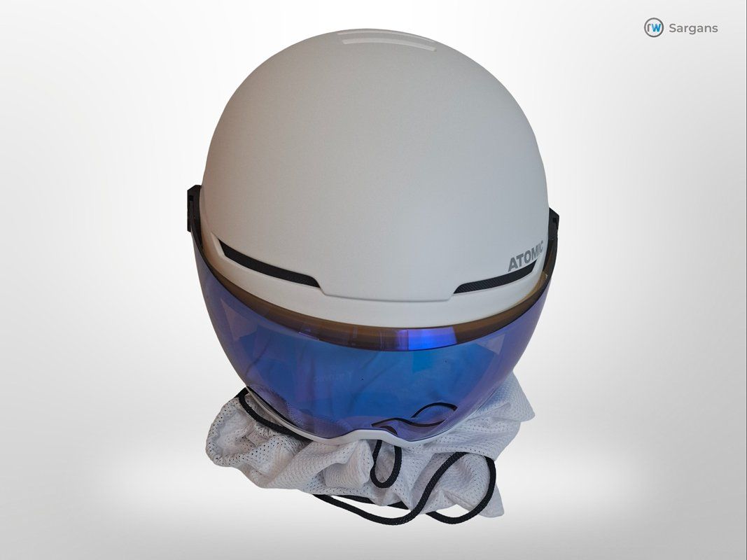 Atomic Caschi: ATOMIC, Skihelm mit  Sonnenbrille 51 - 55 cm, S – Nuovo (secondo la descrizione) da Sargans venduto da Restwert_Sargans 1