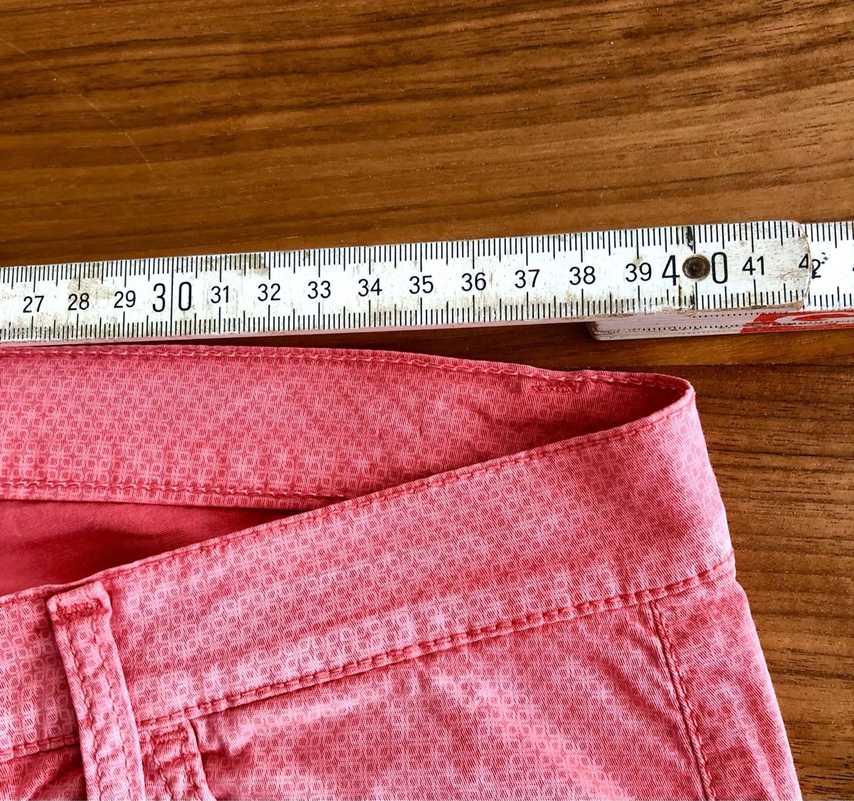 Pantaloni: Sommerhose Fuchsia/Rosa mit Muster – Usato da Zürich venduto da lino07 5