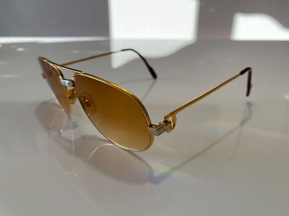 Lunettes de soleil Cartier Romance Santos Gold Acheter sur Ricardo