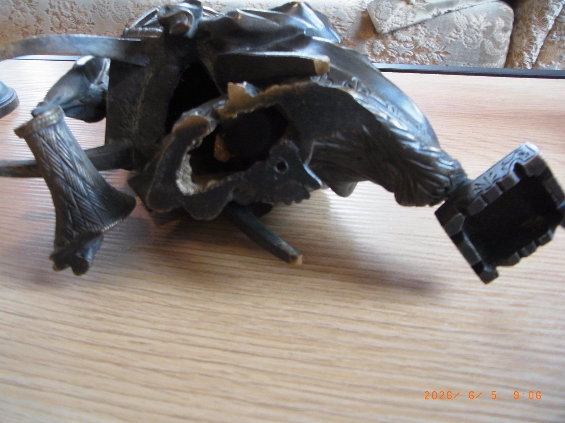 Statuette: Antike Bronze Figur eines römischen Denkers...... – Usato da Uezwil venduto da Fauchi51 4