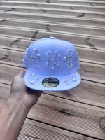 New Era Custom White Pearl Cap 🤍