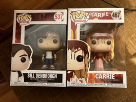 2 Funko Pop! Figuren ES & Carrie Stephen King
