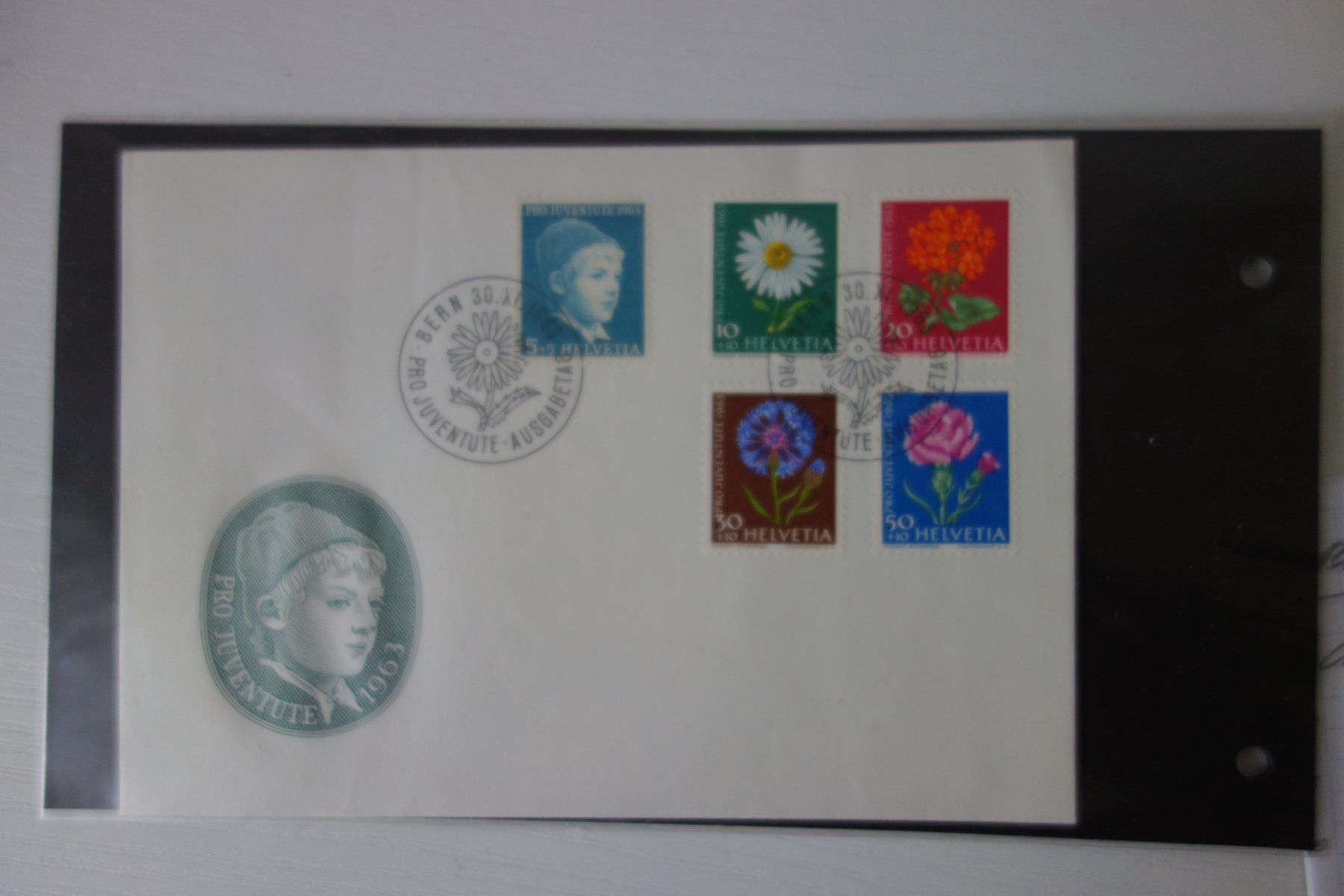Buste & buste per spedizione: Briefmarken Couvert Pro Juventute 1963 – Usato da Schachen b Herisau venduto da Locophon 4