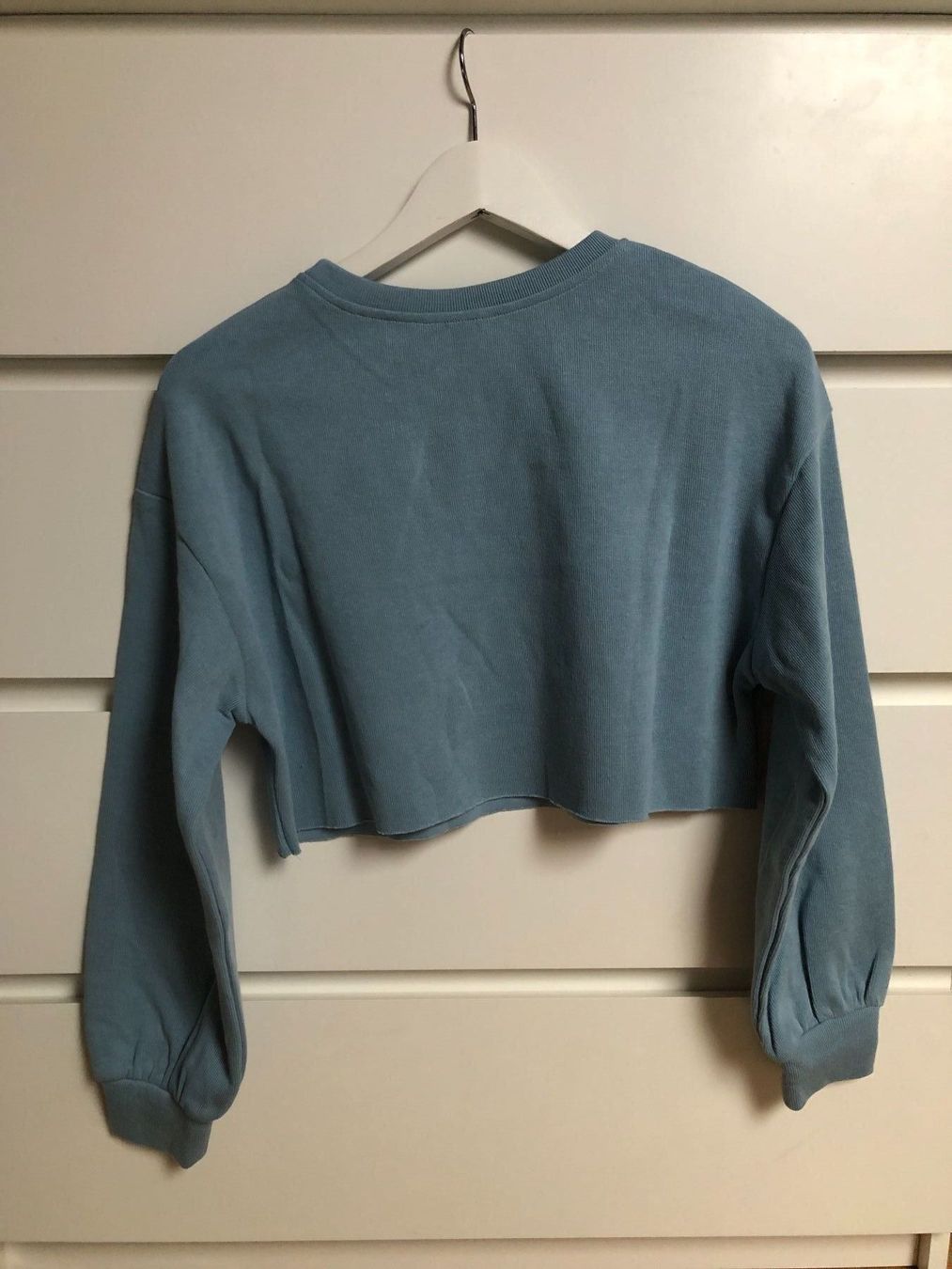 Shein Maglioni & Felpe: Damen Crop Shirt Pullover XS light blue NEU Pull Bleu – Nuovo (secondo la descrizione) da St-Aubin FR venduto da Tiweety 2