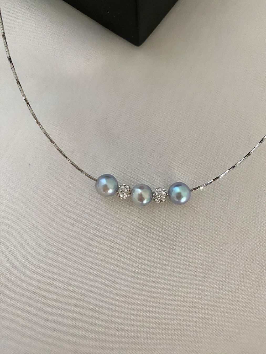 Catenine: Akoya Perlen Kette Chocker echte – Nuovo e nell'imballaggio originale da Sarnen venduto da yingsperlen 1